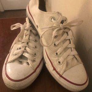 White Low Top Converse